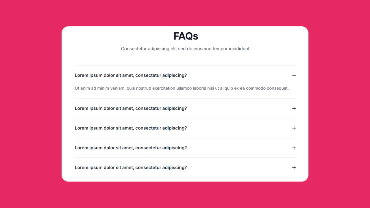 FAQ Section