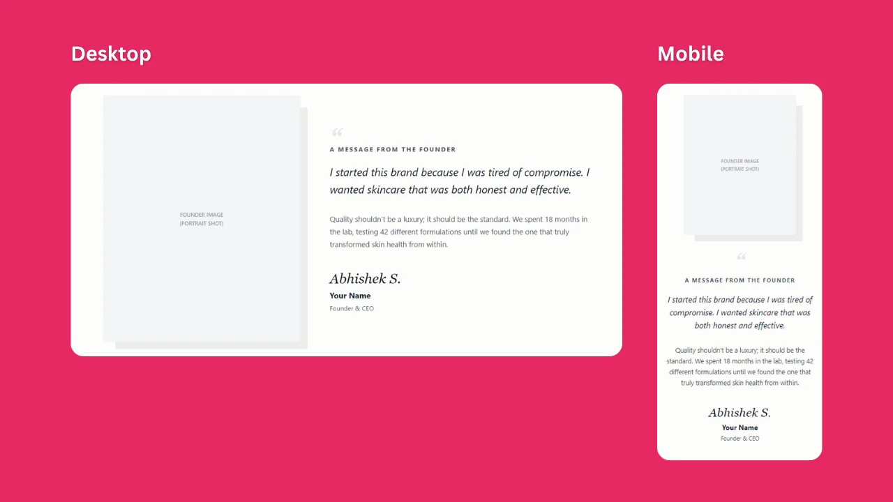 Founder Note