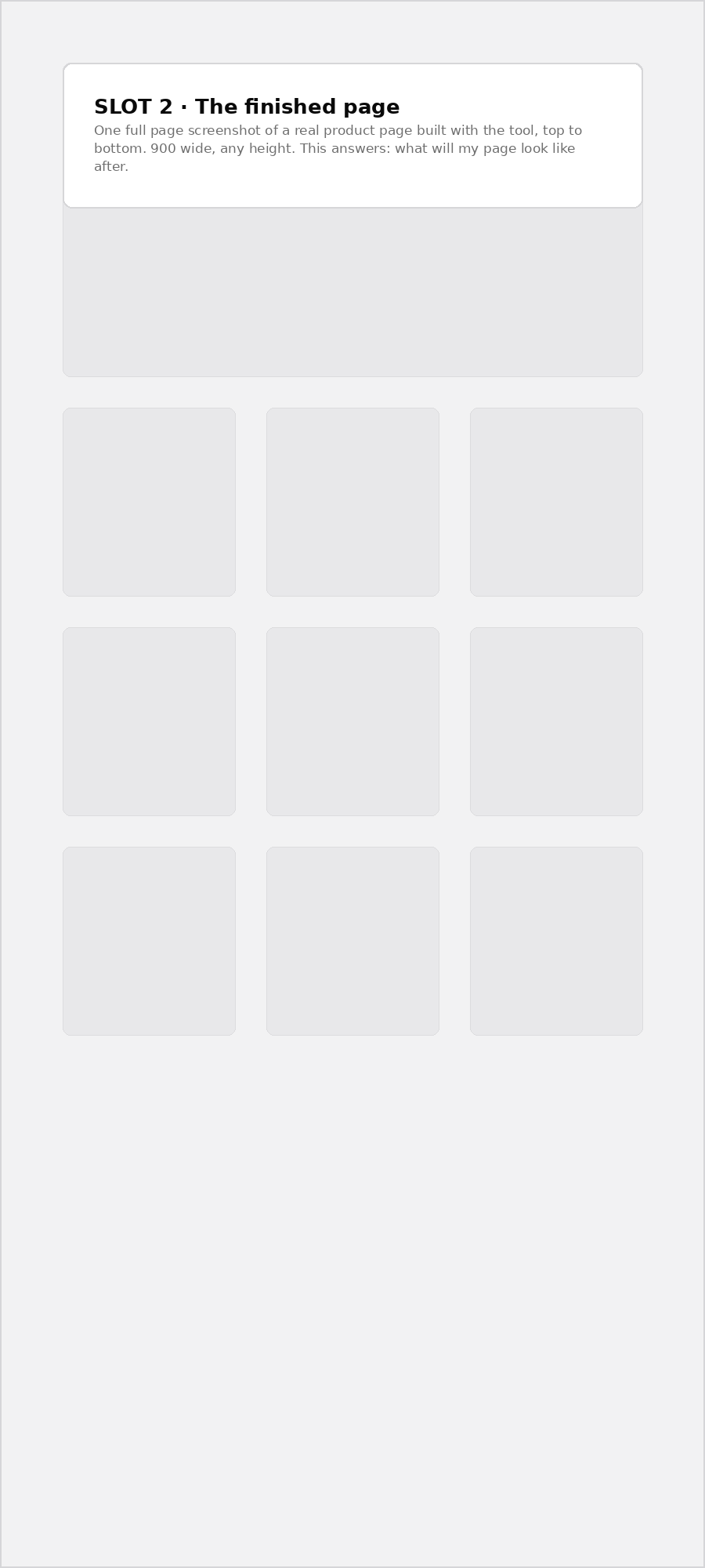 A full product page built with ShopyBuilder