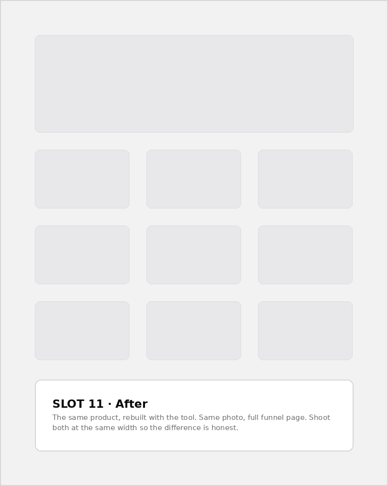 The same product page rebuilt with ShopyBuilder